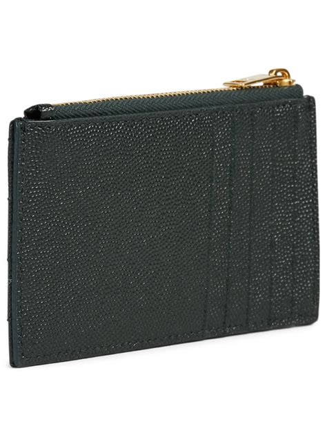 green ysl card holder|ysl card holders for women.